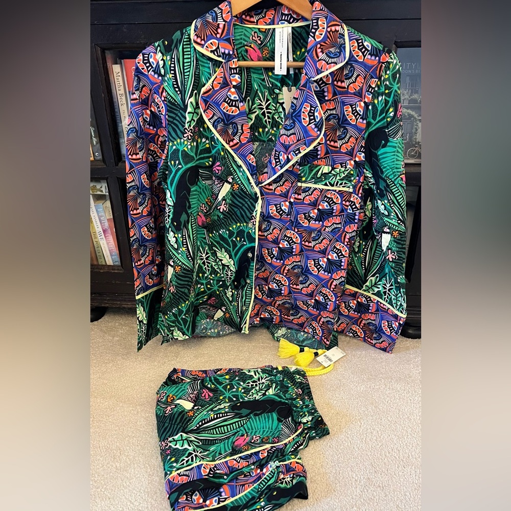 NWT $140 Masha Volnova Anthropologie Pajamas Size XS
